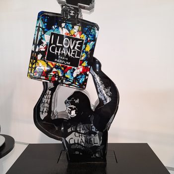 Fred meurice artiste plasticien-flacon-chanel sculpture tableau plexiglas