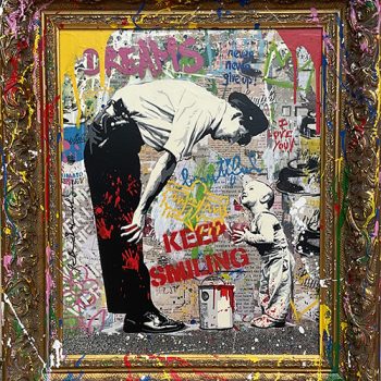 Mr Brainwash-peinture-toile-tableau-Thierry Guetta